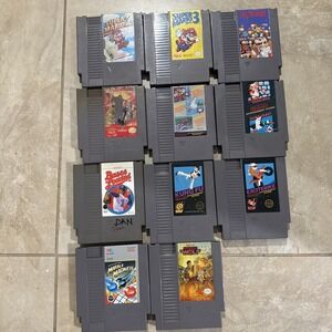 11 NES Nintendo Games Lot